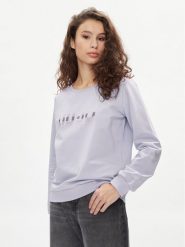 Liu Jo Bluza TA4225 FS090 Fioletowy Regular Fit. Fioletowe bluzy Liu Jo, xs, bez wzorów, z bawełny, bez kaptura. Za 259.99 zł.