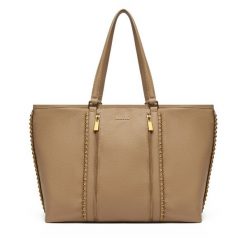 Torebka Badura. Brązowe torebki klasyczne Badura, bez wzorów, klasyczne, bez dodatków. Za 279.99 zł.