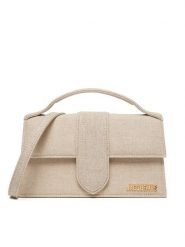 JACQUEMUS Torebka Le Grand Bambino 213BA007-3071 Beżowy. Brązowe torebki klasyczne JACQUEMUS, bez wzorów, ze lnu, bez dodatków. Za 2,839.00 zł.