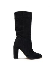 Lauren Ralph Lauren Kozaki 802917374001 Czarny. Czarne kozaki Lauren Ralph Lauren, bez wzorów, ze skóry, bez obcasa, na słupku, bez zapięcia. Za 1,079.00 zł.