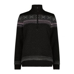 Damski sweter z dzianiny CMP. Białe swetry CMP, s, bez wzorów, z dzianiny, bez ramiączek. Za 372.50 zł.
