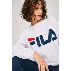 Fila - Bluza. Białe bluzy Fila, l, bez wzorów, z bawełny, bez ramiączek, bez kaptura. W wyprzedaży za 169.90 zł.