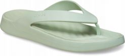 Japonki Dla Dorosłych Crocs Getaway Flip. Zielone japonki Crocs, bez wzorów, z materiału. Za 139.99 zł.
