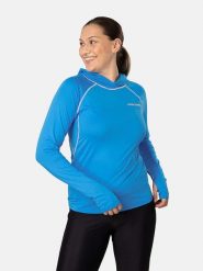KARI TRAA Koszulka funkcyjna "Sanne" w kolorze niebieskim rozmiar: M. Niebieskie t-shirty sportowe Kari Traa, m, bez wzorów, bez ramiączek, outdoorowe. Za 234.95 zł.