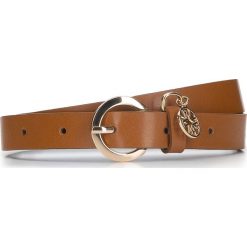 Damski pasek skórzany z logo na breloczku. Paski Wittchen, bez wzorów, ze skóry, eleganckie. Za 125.90 zł.