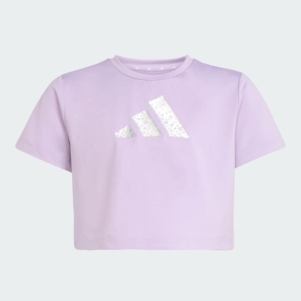 Koszulka Training Essentials Glam Print. Czarne t-shirty sportowe adidas, m, bez wzorów, z dresówki, bez ramiączek, na fitness i siłownię, climacool (adidas). Za 131.35 zł.