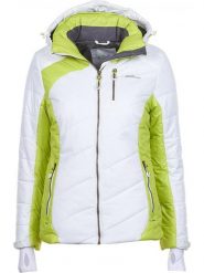 Peak Mountain Kurtka narciarska w kolorze białym rozmiar: XL. Białe kurtki narciarskie Peak Mountain, xl, bez wzorów, z materiału, bez kaptura, narciarskie. Za 354.10 zł.