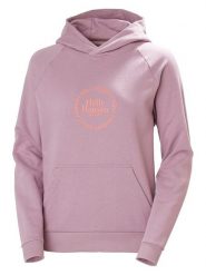 Helly Hansen Bluza "Core Graphic" w kolorze fioletowym rozmiar: S. Różowe bluzy Helly Hansen, s, bez wzorów, bez ramiączek, z kapturem. Za 164.95 zł.
