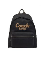 Coach Plecak CAM76 Czarny. Czarne plecaki Coach, bez wzorów, z materiału, bez dodatków. Za 929.99 zł.