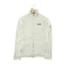 Second life - Kurtka polarowa dla kobiet - Stan dobry. Brązowe kurtki Patagonia, bez wzorów, z polaru, sportowe, bez kaptura. Za 190.31 zł.