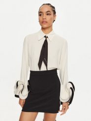 Elisabetta Franchi Koszula CA-T96-47E2 Écru Regular Fit. Koszule Elisabetta Franchi, bez wzorów, z wiskozy, bez kołnierzyka, bez ramiączek. Za 1,379.00 zł.