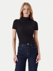 Guess Sweter W5YR04 Z0040 Czarny Regular Fit. Czarne swetry Guess, xxl, z aplikacjami, z wiskozy, bez ramiączek. Za 295.00 zł.