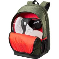 Plecak tenisowy Wilson Team Backpack. Zielone plecaki Wilson, bez wzorów, bez dodatków. Za 249.00 zł.