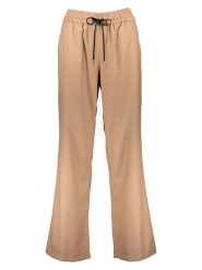 More & More Spodnie w kolorze jasnobrązowym rozmiar: 42. Brązowe spodnie materiałowe More & More, bez wzorów, z materiału, z podwyższonym stanem. Za 83.03 zł.