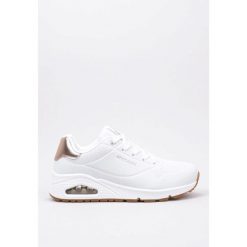 Buty na co dzień damskie SKECHERS UNO GOLDEN AIR. Białe buty sportowe lifestyle Skechers, bez wzorów, bez zapięcia, trekkingowe, skechers sport. Za 303.00 zł.