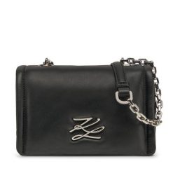 Torebka KARL LAGERFELD. Czarne listonoszki KARL LAGERFELD, bez wzorów, bez dodatków. Za 699.99 zł.