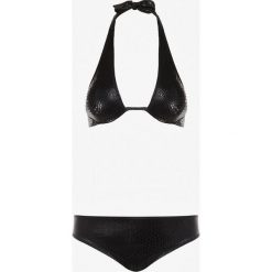 Czarne Bikini Monastis. Czarne bikini Born2be, z aplikacjami, ze skóry. W wyprzedaży za 97.99 zł.