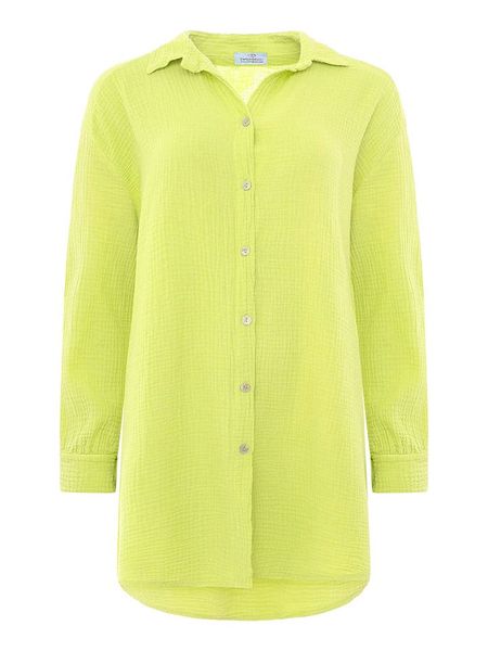 Zwillingsherz Tunika "Rebecca" w kolorze żółtym rozmiar: onesize. Żółte tuniki Zwillingsherz, bez wzorów, z bawełny, bez kołnierzyka, bez ramiączek. Za 83.03 zł.