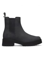 Timberland Skórzane sztyblety "Carnaby Cool" w kolorze czarnym rozmiar: 36. Czarne botki Timberland, bez wzorów, sportowe, bez zapięcia. Za 383.03 zł.
