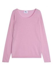 Just Cashmere Kaszmirowy sweter "Fiona" w kolorze jasnoróżowym rozmiar: L. Różowe swetry Just Cashmere, l, bez wzorów, z kaszmiru, bez ramiączek. Za 361.99 zł.