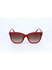 Swarovski Damskie okulary przeciwsłoneczne w kolorze czerwono-jasnobrązowym rozmiar: 55. Brązowe okulary przeciwsłoneczne Swarovski, bez wzorów, z tworzywa sztucznego, szklane. Za 249.95 zł.