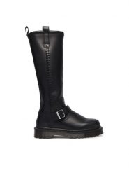 Dr. Martens Kozaki ANISTONE KNEE HIGH ORLEANS DM42669001 Czarny. Czarne kozaki Dr Martens, bez wzorów, ze skóry, bez obcasa, na płaskiej podeszwie, bez zapięcia. Za 1,179.00 zł.