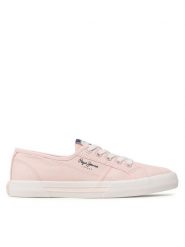 Pepe Jeans Tenisówki Brady W Basic PLS31287 Różowy. Czerwone trampki Pepe Jeans, bez wzorów, z jeansu, bez zapięcia. Za 139.99 zł.