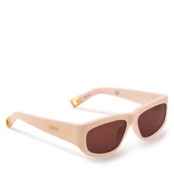 Okulary przeciwsłoneczne JACQUEMUS. Brązowe okulary przeciwsłoneczne JACQUEMUS, bez wzorów. Za 1,259.00 zł.