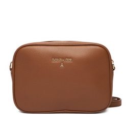 Torebka Patrizia Pepe. Brązowe listonoszki Patrizia Pepe, bez wzorów, bez dodatków. Za 689.99 zł.
