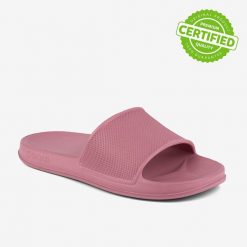 Damskie klapki Coqui Tora, lekkie, antypoślizgowe. Czerwone klapki Coqui, bez wzorów, z materiału, eleganckie, bez obcasa, bez zapięcia. Za 116.99 zł.