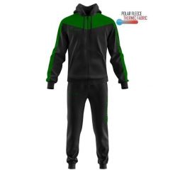 Givova Roma dres z kapturem - polar fleece. Czarne bluzy z polaru Givova, bez wzorów, z dresówki, na fitness i siłownię. Za 261.99 zł.