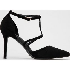 Answear Lab szpilki kolor czarny. Czarne szpilki Answear Lab, bez wzorów, bez obcasa, na obcasie, bez zapięcia. Za 189.99 zł.