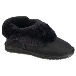 Buty Emu Australia Platinum Mintaro WP11850-BLAK czarne. Czarne botki bez wzorów, z gumy, bez obcasa, bez zapięcia. Za 624.24 zł.