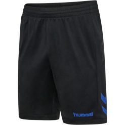 Spodenki treningowe Hummel Blaze Club 26. Czarne szorty sportowe Hummel, bez wzorów, z materiału, na fitness i siłownię. Za 122.50 zł.