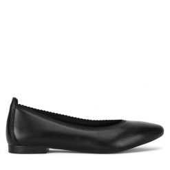 Baleriny Lasocki. Czarne baleriny Lasocki, bez wzorów, bez obcasa, bez zapięcia. Za 149.99 zł.
