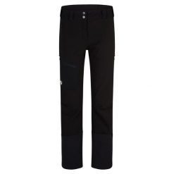 Spodnie softshell damskie Ziener Nolane. Czarne spodnie narciarskie Ziener, bez wzorów, z softshellu, narciarskie. Za 575.99 zł.