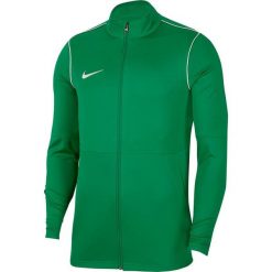 Nike Dry Park 20 TRK JKT K Juniorska bluza z zamkiem, 100% poliester. Zielone bluzy Nike, bez wzorów, z poliesteru, sportowe, bez ramiączek, bez kaptura. Za 119.00 zł.