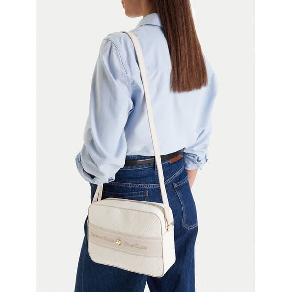 Torebka Beverly Hills Polo Club. Białe listonoszki Beverly Hills Polo Club, bez wzorów, bez dodatków. Za 148.99 zł.