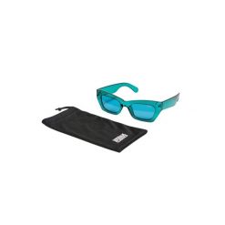 Okulary przeciwsłoneczne Urban Classics Venice. Brązowe okulary przeciwsłoneczne Urban Classics, bez wzorów. Za 109.50 zł.