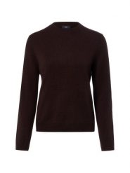 IPURI sweter z czystego kaszmiru Kobiety Kaszmir brązowy, XS. Brązowe swetry IPURI, xs, bez wzorów, z kaszmiru, eleganckie, bez ramiączek. Za 949.95 zł.