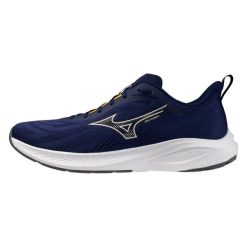 Buty do koszykówki Mizuno Enerzy. Białe buty do biegania Mizuno, bez wzorów, z materiału, bez zapięcia, do biegania. Za 355.00 zł.