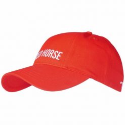 Czapka z daszkiem Red Horse. Czerwone czapki z daszkiem RED HORSE, bez wzorów, sportowe. Za 415.00 zł.