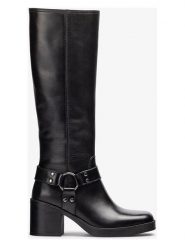 Unisa Skórzane kozaki w kolorze brązowym rozmiar: 37. Brązowe kozaki Unisa, na zimę, bez wzorów, bez obcasa, bez zapięcia. Za 437.17 zł.