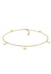 Elli Damska bransoletka na kostkę geo płytka ze srebra próby 925 Sterling Silver Bransoletki na nogę 1 ct Damski. Szare bransoletki Elli, srebrne. Za 293.99 zł.