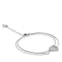 Bransoletka Guess. Szare bransoletki Guess, srebrne. Za 279.99 zł.