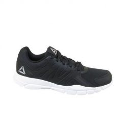 Buty do chodzenia damskie Reebok Trainfusion Nine 30. Czarne buty treningowe Reebok, bez wzorów, z materiału, bez zapięcia, na fitness i siłownię. Za 215.00 zł.