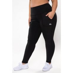 Legginsy fitness damskie Rough Radical Cosy Plus size. Czarne legginsy ROUGH RADICAL, bez wzorów, sportowe. Za 159.90 zł.