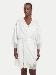 Ysabel Mora Szlafrok 10181 Biały. Białe szlafroki damskie ysabel mora, s, bez wzorów, z syntetyku, bez ramiączek. Za 319.99 zł.