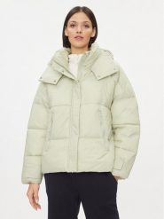 4F Kurtka puchowa 4FAW23TDJAF231 Zielony Regular Fit. Zielone kurtki 4f, na zimę, l, bez wzorów, z puchu, bez kaptura. Za 269.99 zł.