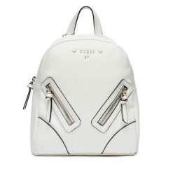 Plecak Guess. Białe plecaki Guess, z aplikacjami, bez dodatków. Za 259.99 zł.